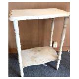 Vintage Side Table 18 x 12 x 24" GREAT REPURPOSE