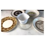 Platters, Recipe Bowls, Corning Measuring Cup &