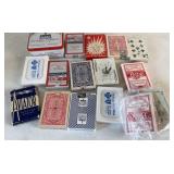 Playing card lot.