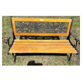 Cast-iron & Wood Bench 50"