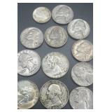 1960s coins. Quarters, Dime & Nickels