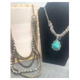 Multi strand necklaces
