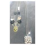 Animal print necklaces. 18ï¿½ & 30ï¿½