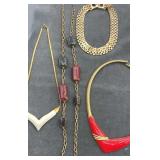 Collection of necklaces.