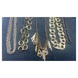 Goldtone necklaces