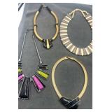 Collection of 4 choker type necklaces