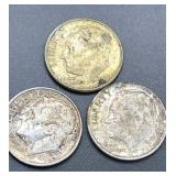 1960, 1963 & 1964 dimes