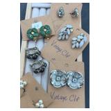 Vintage clip on earring collection