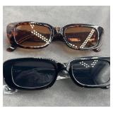 Set of sunglasses. Black & brown pair
