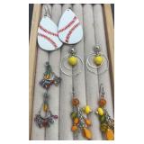 Collection of dangle earrings