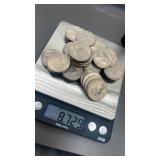 8.729 oz in quarters