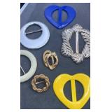 Vintage Belt Buckles / Scarf Slides