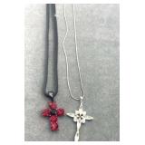Pair of Cross necklaces.  16ï¿½
