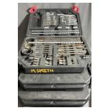 Drill Bit and Driver Set in Carry Case