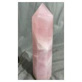 Rose Quartz Point Polished Crystal 9.25x2.25in