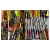 Box of Mixed Screwdrivers