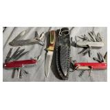 Swiss Army & Coleman Knife Assortment