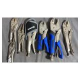 Locking Pliers Assortment 4ï¿½9in with Kobalt