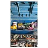 Rubbermaid Toolbox w/ Plumbing & Hand Tools