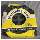 Prime Wire & Cable 25ft Multiplug Reel