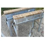 Pair of 30in h Foldable Saw Horses