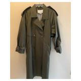 Laura Winston Dark Green Trench Coat