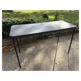 Black 4 ft. Folding Table