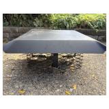 Chimney Cap top measures 18 x 18, fits 12 x 12