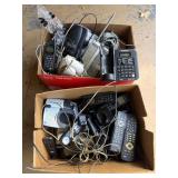 Cordless & Corded Phones & Remotes two boxes full