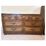 Mission Style Lowboy Dresser measures 56 inches