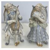 Victorian Porcelain Couple Figurines