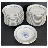 Blue Brocade Elite Creation China Pieces