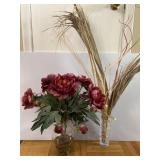 Artificial Floral Arraignments w/ Vases