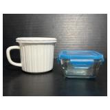 Corningware Pop It Mug & Glass Lock Container