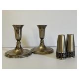 Godinger Candle Holders & Rogers Insilco Shakers