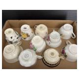 Porcelain Fine China Tea Cup Assorted Collection