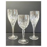 Gorham Star Blossom & Lady Anne Crystal goblets