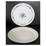 Remington & Blue Brocade Porcelain Serving
