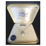 Marcel Sterling Silver Heart Pendant Hand