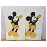 Hand Drawn Mickey Mouse Poster Board Art Each