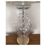 Cut Glass Table Lamp