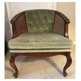 Broyhill Caned-Side Club Chair