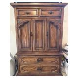 Thomasville Spanish Oak Wardrobe Dresser