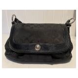 Coach Canvas Leather Shoulder Bag Purse