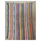 Swedish Rag Rug Boho Floor Mat