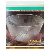 Anchor Hocking Jubilee Punch Bowl Set Unused