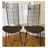 Arthur Umanoff Granada Wrought Iron Chairs