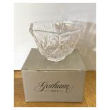Gorham Lead Crystal 6" Bowl In Original Box