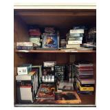 DVD Movies, VHS, CDs Media Collection