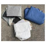 Three Furniture Pad Moving Blankets